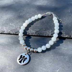 bracelet pour femme en aigue-marine Belle de lune