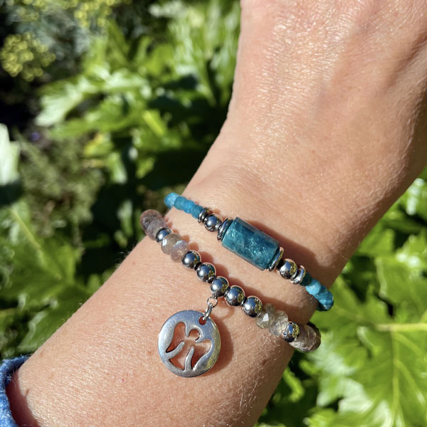 Bracelet Arbre De Vie Pierre Naturelle Bleu Turquoise | Ma Pierre Naturelle