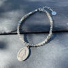 bracelet-medaille-miraculeuse-belle-DE-LUNE-2050 Talisman Marie / Labradorite