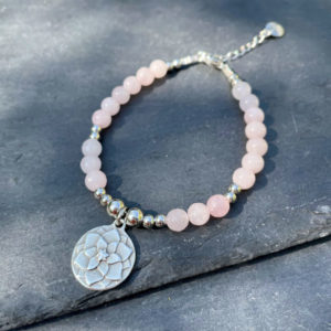 bracelet quartz rose belle de lune