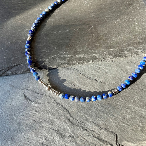 collier femme lapis-lazuli belle de lune