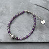 bracelet femme amethyste belle de lune