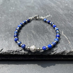 bracelet femme lapis lazuli belle de lune