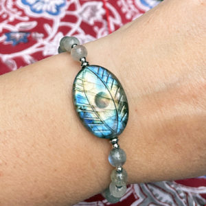 bracelet femme labradorite belle de lune