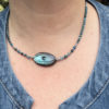 collier femme labradorite belle de lune