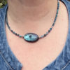 collier femme labradorite belle de lune