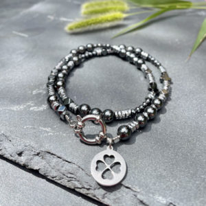 bracelet-hematite femme belle de lune