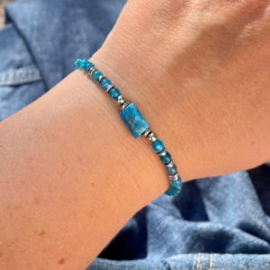 bracelet apatite femme belle de lune