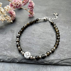 bracelet obsidienne belle de lune