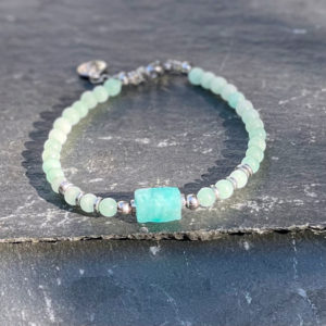 bracelet femme amazonite belle de lune