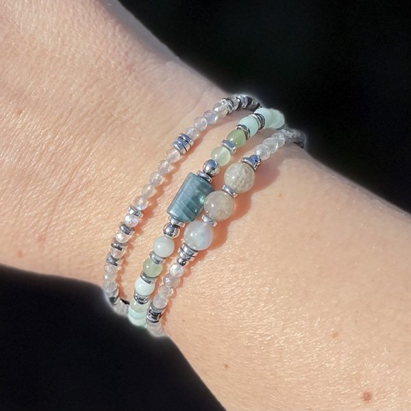 bracelet femme pierre naturelle belle de lune