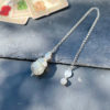 pendule divinatoire en labradorite belle de lune