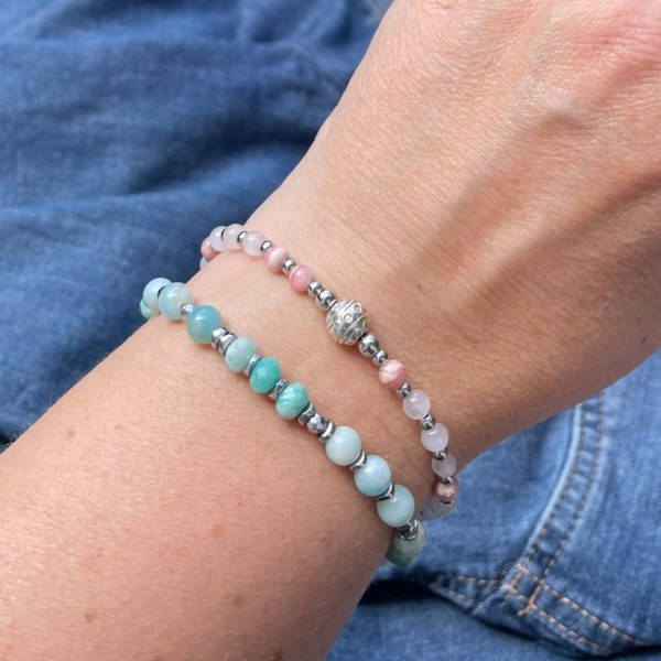 bracelet amazonite femme belle de lune