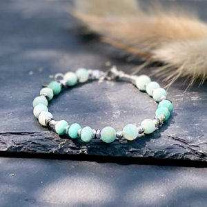 bracelet amazonite femme belle de lune