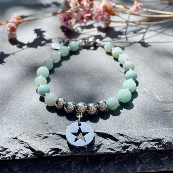 bracelet amazonite femme belle de lune