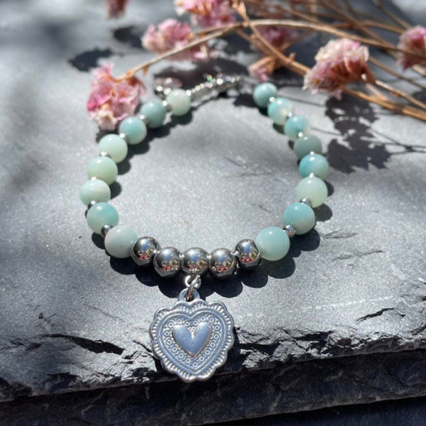 bracelet amazonite femme belle de lune