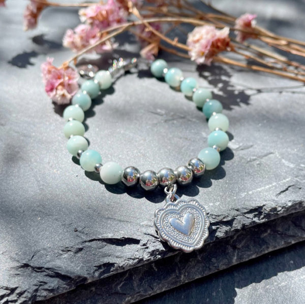 bracelet amazonite femme belle de lune