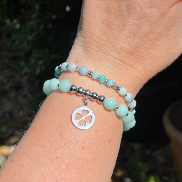 bracelet amazonite femme belle de lune