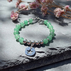 bracelet aventurine femme belle de lune