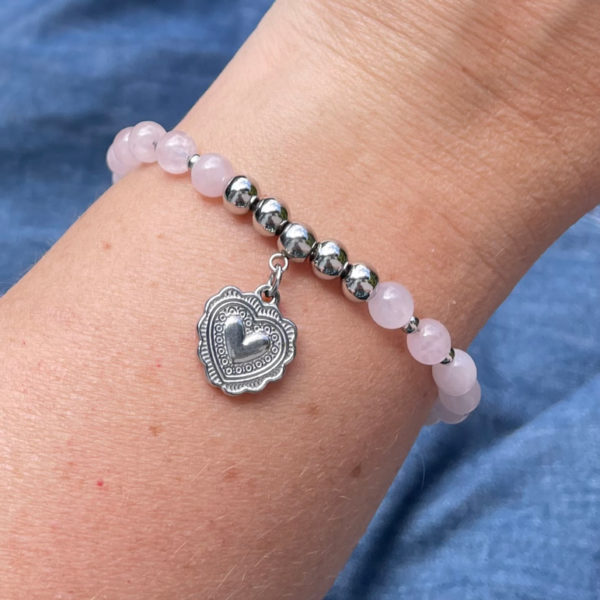 bracelet quartz rose femme belle de lune