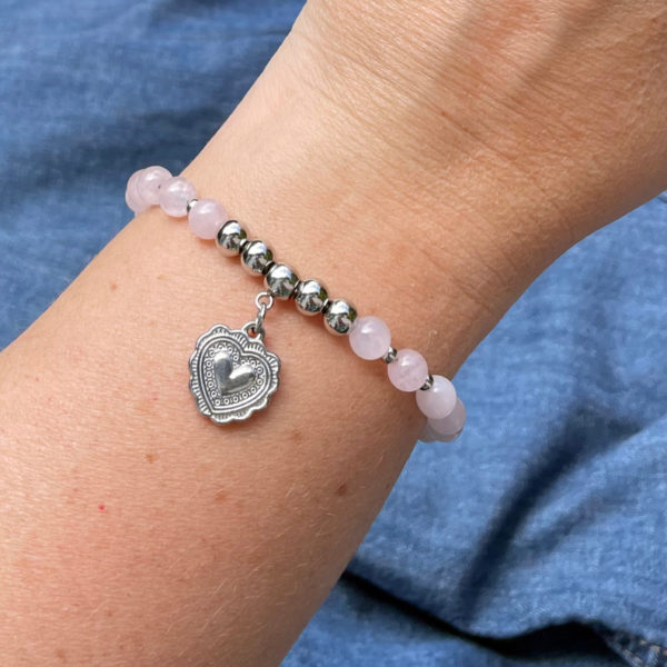 bracelet quartz rose femme belle de lune