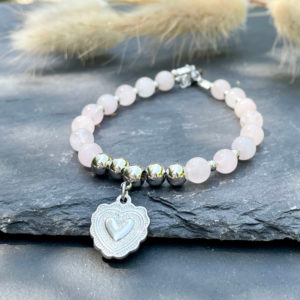 bracelet quartz rose femme belle de lune