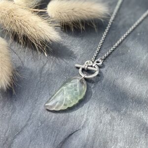 collier femme fluorite belle de lune