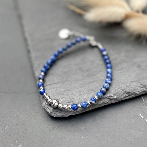 bracelet lapis lazuli belle de lune