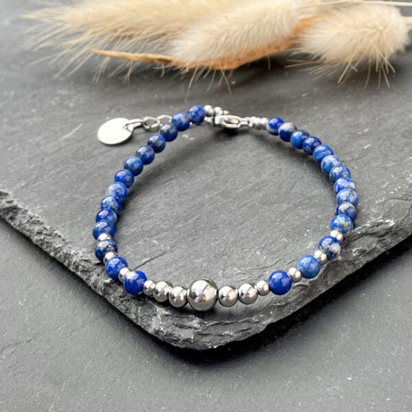 bracelet lapis lazuli belle de lune