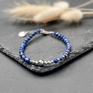 bracelet lapis lazuli belle de lune