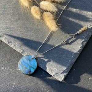 collier labradorite femme belle de lune