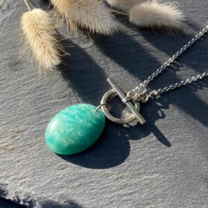 collier amazonite belle de lune