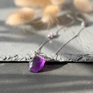 collier amethyste belle de lune