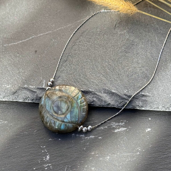 collier labradorite belle de lune