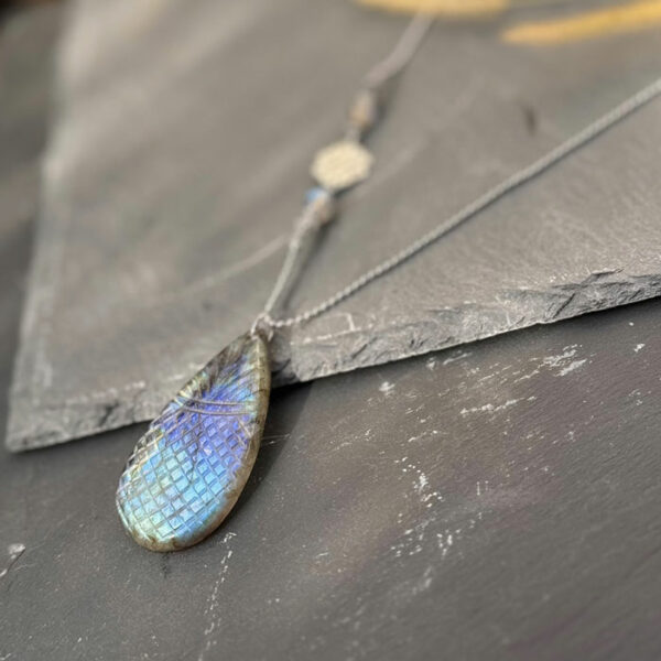 collier labradorite belle de lune