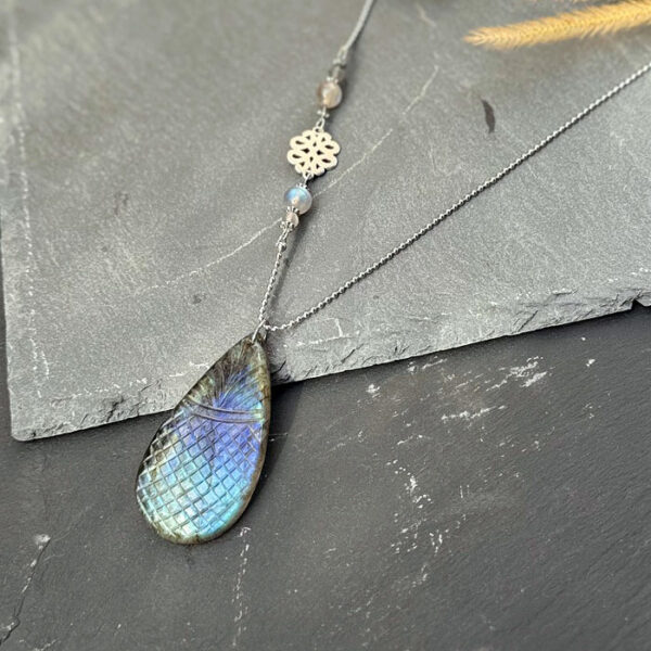 collier labradorite belle de lune