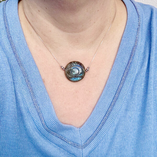 collier labradorite belle de lune