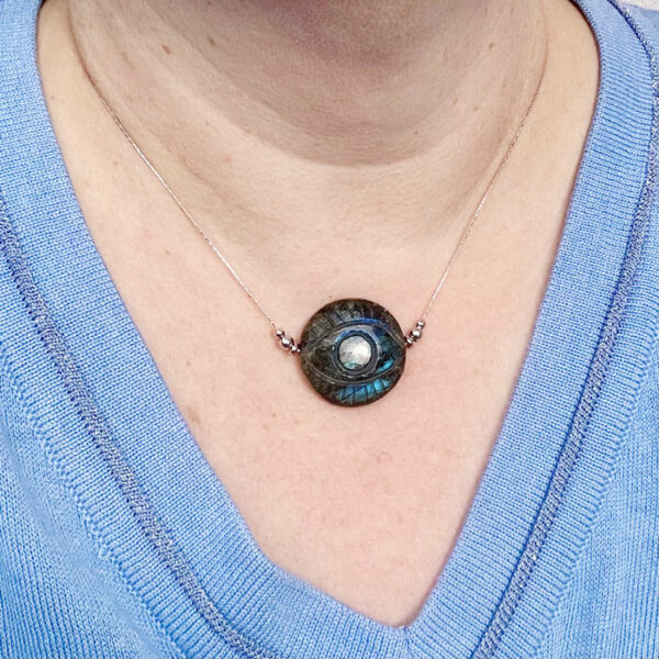 collier labradorite belle de lune