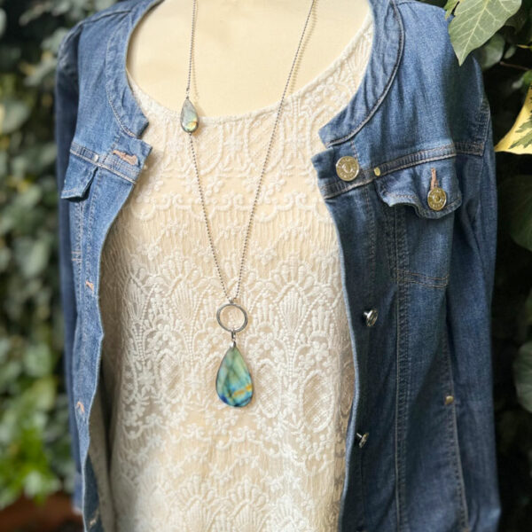 collier labradorite belle de lune