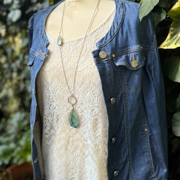 collier labradorite belle de lune