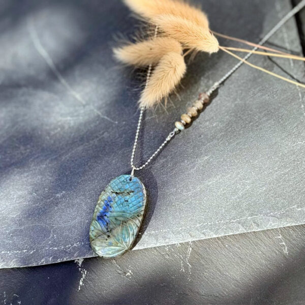 collier labradorite belle de lune