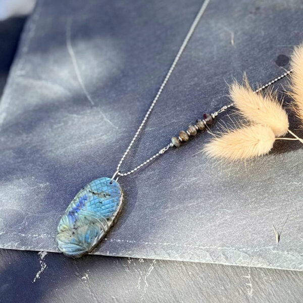 collier labradorite belle de lune