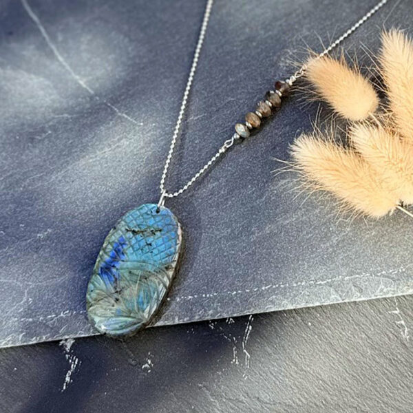 collier labradorite belle de lune