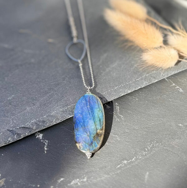 collier labradorite belle de lune