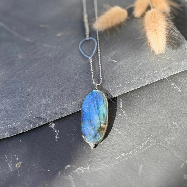 collier labradorite belle de lune