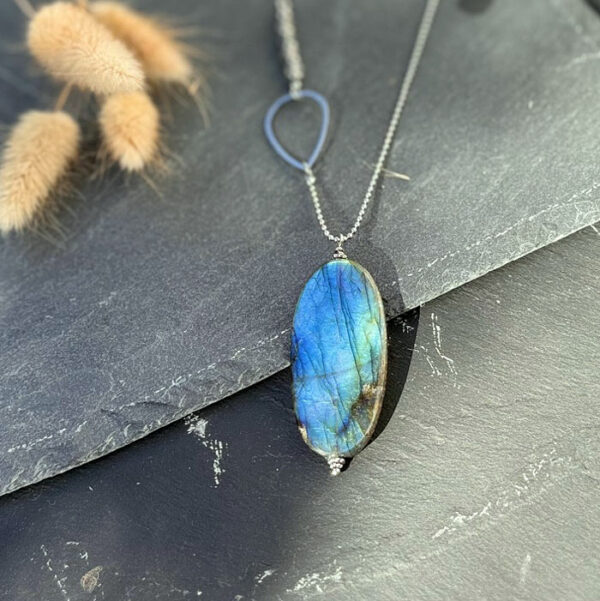 collier labradorite belle de lune