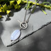 collier calcedoine belle de lune