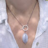 collier calcedoine belle de lune
