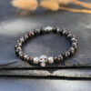 bracelet homme crane belle de lune