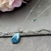 collier femme apatite belle de lune
